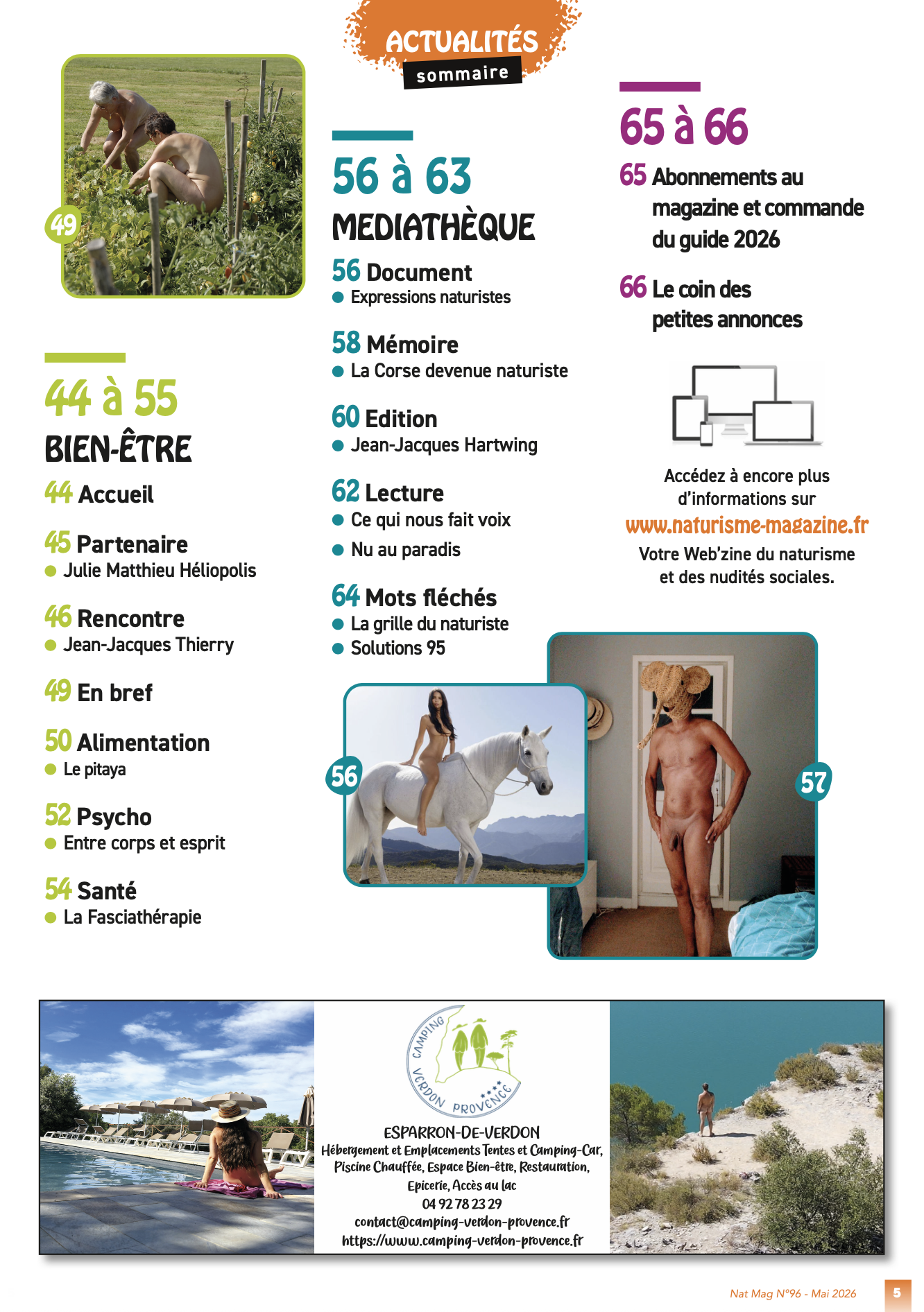 Naturisme Magazine 96 en PDF – Image 3